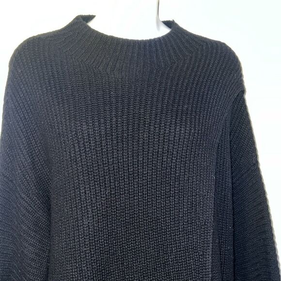 ATHLETA Black Azalea Wrap Sweater-L - Picture 3 of 10